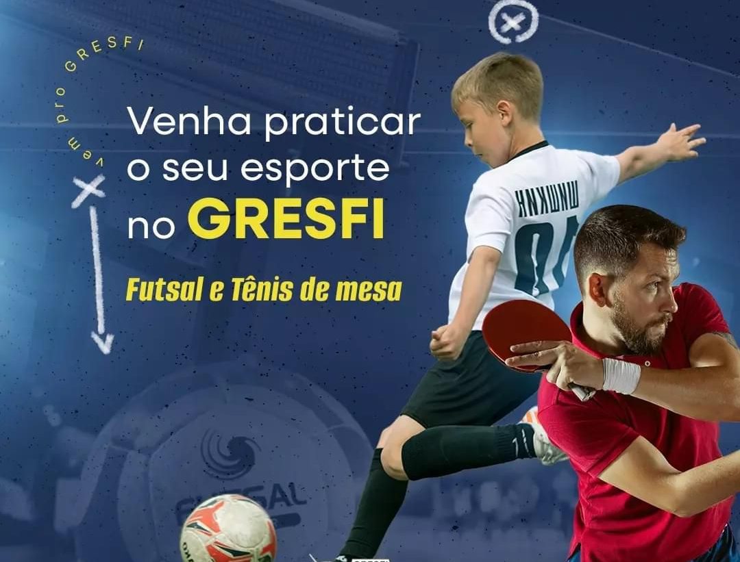 GRESFI abre inscrições para as escolinhas de Futsal e Tênis de Mesa