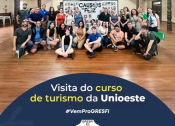 Grupo de acadêmicos do curso de Turismo da Unioeste teve a oportunidade de mergulhar na “história viva” de Foz do Iguaçu!