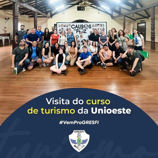 Grupo de acadêmicos do curso de Turismo da Unioeste teve a oportunidade de mergulhar na “história viva” de Foz do Iguaçu!