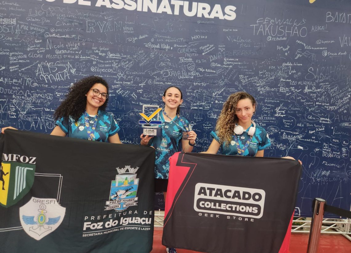 ATMFOZ/GRESFI obteve excelentes resultados no principal torneio de Tênis de Mesa do ano