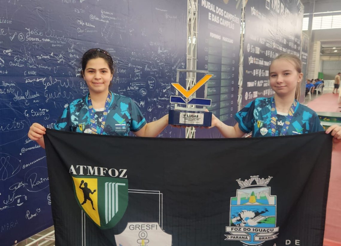 ATMFOZ/GRESFI obteve excelentes resultados no principal torneio de Tênis de Mesa do ano