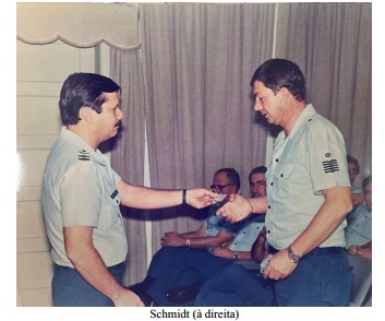 Reabertura da piscina contou com a presença do Suboficial Radiotelegrafista Valmir Eugênio Schmidt